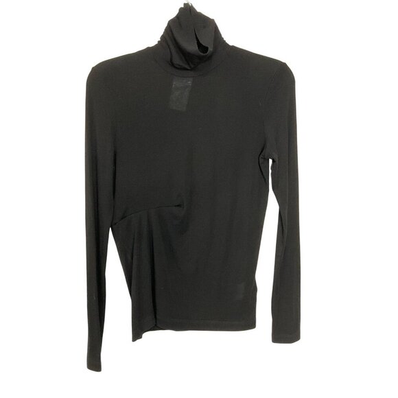 AGOLDE Pascale Turtleneck in Black Small Womens Long Sleeve Top - Picture 6 of 14